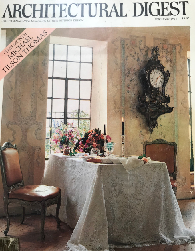 Architectural Digest February 1985 by Karin Linder