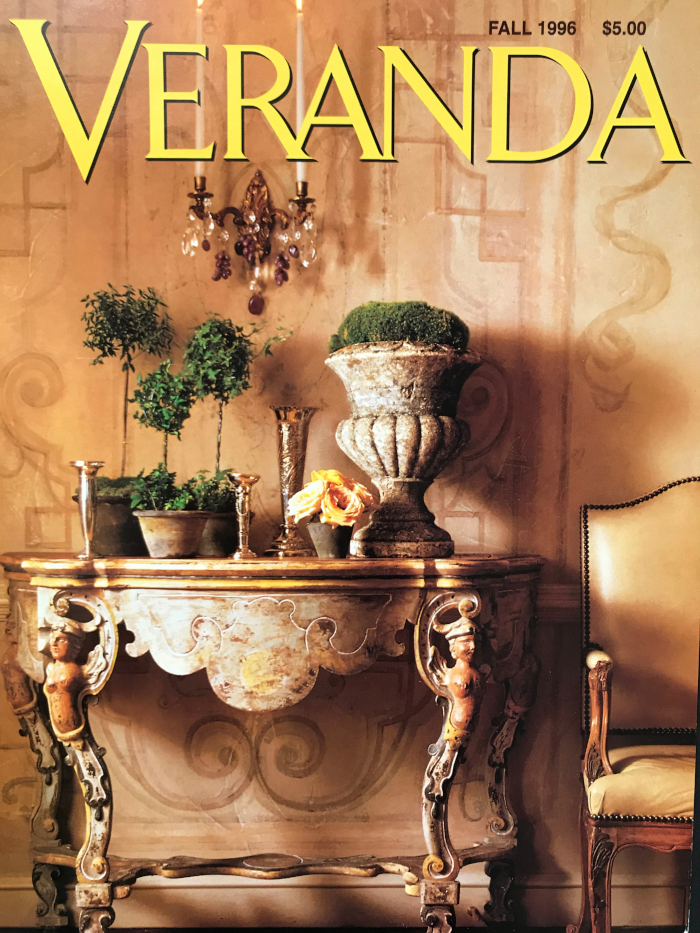 Magazine Veranda cover art by Karin Linder